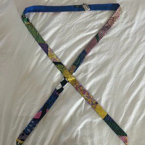 Hermes Silk A Travers Champs Twillon Rose Vif Jaune Bleu